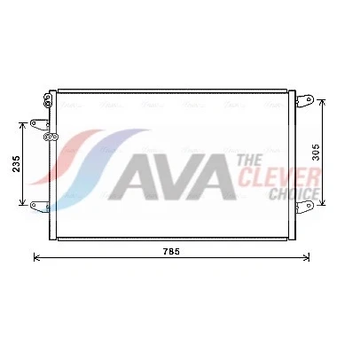 Imagem de Condensador, ar condicionado AVA COOLING VN5379