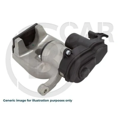 Imagem de B CAR 008HY001 Pinça de travão Fundição cinzenta 144mm Eixo traseiro esquerdo com motor elétrico para veículos estacionamento