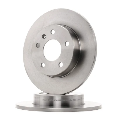 Imagem de DELPHI BG3406 Disco de travão 264 10 5 cheio oleado não tratado sem o rolamento da roda, anel sensor do ABS OPEL: Zafira B, Corsa C Hatchback