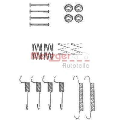 Imagem de METZGER 105 0008 Kit de acessórios, maxilas travão estacionamento