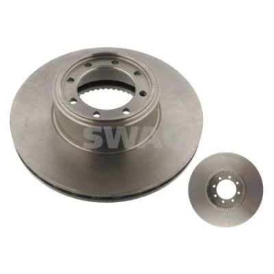 Imagem de SWAG 33 10 7368 Disco de travão Eixo traseiro 293,7 24 8 108 interior ventilado revestido com anel sensor do ABS