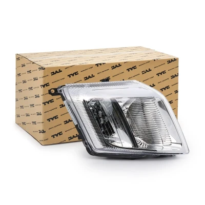 Imagem de TYC 20 0414 05 2 Farol Principal esquerda H4 com porta lâmpadas, motor elétrico CITROËN: C2 Hatchback