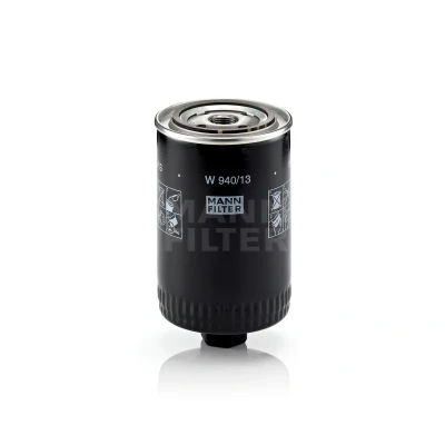 Imagem de MANN FILTER W 940/13 Filtro de óleo 3/4 16 UNF com uma válvula retenção aparafusado AUDI: 100 C4 Sedan