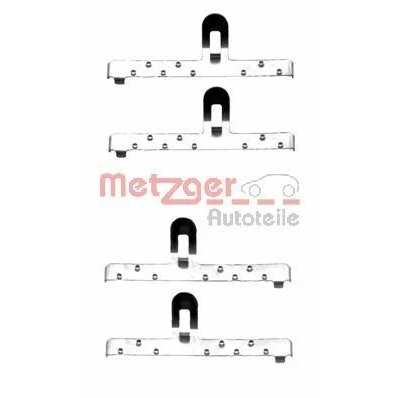 Imagem de METZGER 109 1048 Kit de acessórios, pastilhas travão VOLKSWAGEN: Polo III Hatchback, GOLF 2, II Van, SEAT: Ibiza Córdoba I Sedan