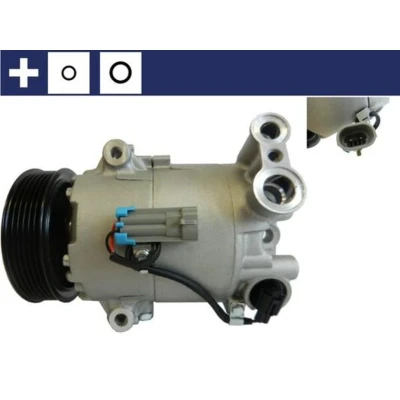 Imagem de MAHLE ORIGINAL ACP 156 000S Compressor CVC6 12 PAG 46 R 134a com retentor OPEL: Astra J Hatchback, Meriva B, Sports Tourer