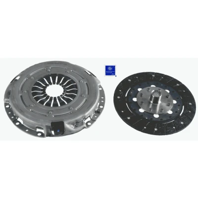 Imagem de SACHS 3000 951 375 Kit de Embraiagem sem rolamento desembraiagem 225 RENAULT: CLIO 3, Fluence