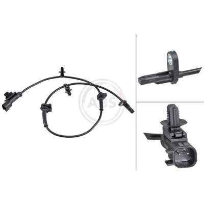Imagem de A.B.S. 32283 Sensor de ABS activo 645mm 735mm 27mm preto