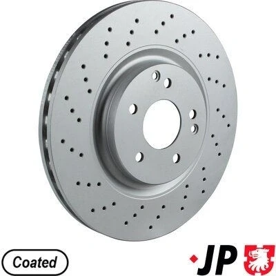 Imagem de JP GROUP 1363105400 Disco de travão Eixo dianteiro 330 28 5 perfurado, ventilado revestido MERCEDES BENZ: Classe C Sedan, T modell, CLK Coupe