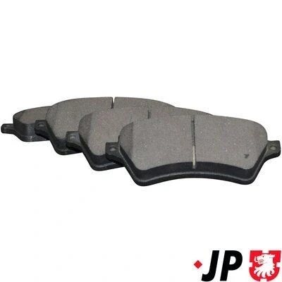 Imagem de JP GROUP 3763600610 Jogo de pastilhas para travão disco Eixo dianteiro excl. contacto aviso desgaste LAND ROVER: Freelander I SUV