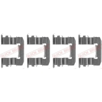 Imagem de Kit de acessórios, pastilhas travão QUICK BRAKE 109 1184