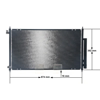 Imagem de MAHLE ORIGINAL AC 467 001S Condensador com secador 656