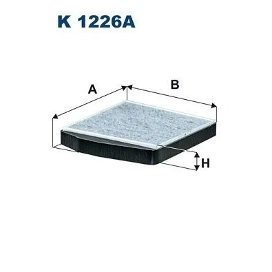 Imagem de FILTRON K 1226A Filtro, ar do habitáculo Filtro de carvão ativado 278 250 38 VOLVO: S60 I, XC90 V70 2, LANCIA: Musa