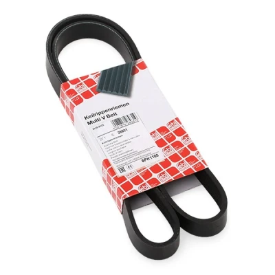 Imagem de FEBI BILSTEIN 28931 Correia trapezoidal estriada 1180 6 EPDM (borracha de etileno propileno dieno) OPEL: Corsa D Hatchback, C Hatchback