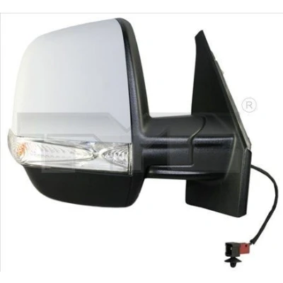 Imagem de Espelho retrovisor Tyc 325 0149 à direita com subcapa para regulação eléctrica dos espelhos, convexo, aquecível, sensor de temeperatura