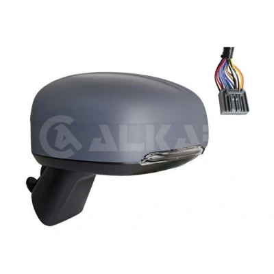 Imagem de Espelho retrovisor Alkar 6145691 esquerda com subcapa elétrico memória, dobrável electricamente, não esférico para veículo volante à