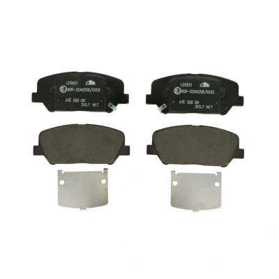 Imagem de ATE Ceramic 13.0470 5651.2 Jogo de pastilhas para travão disco com avisador sonoro desgaste chapa anti ruído KIA: cee‘d II Sportswagon