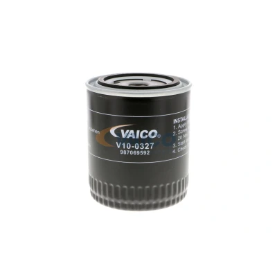 Imagem de VAICO V10 0327 Filtro de óleo 3/4 16 UNF Original Quality com uma válvula retenção aparafusado AUDI: A4 B5 Avant, Sedan