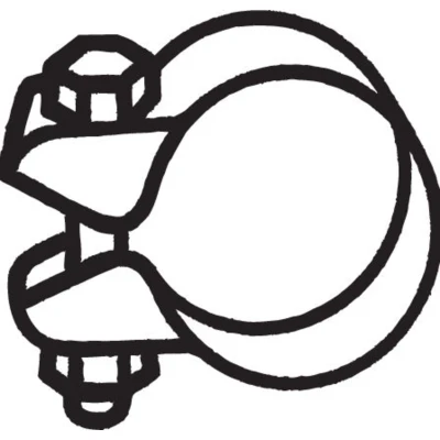 Imagem de BOSAL 250 348 Conector de tubos, sistema escape