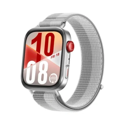 Imagem de Huawei Watch Fit 4 Prata (Bracelete De Nylon Cinzenta)