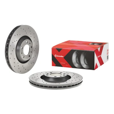 Imagem de BREMBO XTRA LINE 09.8670.1X Disco de travão 330 30 5 perfurado/ventilado revestido alto carbono com parafusos PEUGEOT: 407 Sedan, SW, 607 Sedan