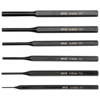 Imagem de YATO YT 47121 Kit de punções contrapino 6 aço cromo vanádio