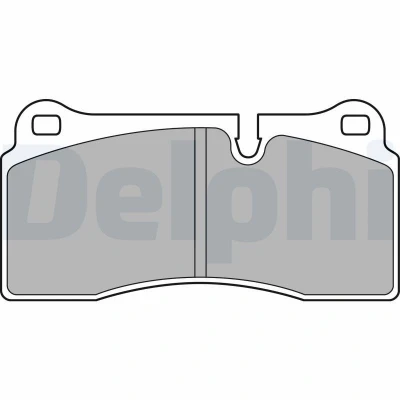 Imagem de DELPHI LP2448 Jogo de pastilhas para travão disco incl. contacto aviso desgaste com chapa anti ruído acessórios AUDI: Q7