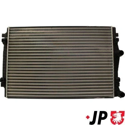 Imagem de JP GROUP 1114208900 Radiador, arrefecimento do motor Alumínio 650 432 22 Aletas de refrigeração soldadas VOLKSWAGEN: Golf 7, Passat B8 Variant