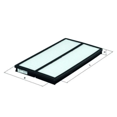 Imagem de MAHLE ORIGINAL LA 121 Filtro, ar do habitáculo Filtro de partículas 360,0mm 200mm 28,0mm MERCEDES BENZ: Vito Minibus, Van, Classe V