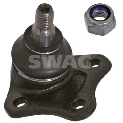 Imagem de SWAG 32 78 0019 Rótula de suspensão Eixo dianteiro, lado direito, em baixo com porca autoblocante 15 para braço transversal VOLKSWAGEN: Golf 4