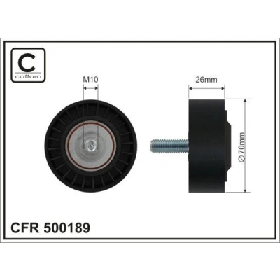 Imagem de CAFFARO 500189 Polia de Desvio