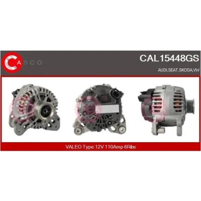 Imagem de CASCO CAL10235AS Alternador 12V 150A RENAULT: MEGANE 2 Kombi, 2, CLIO 3, NISSAN: Qashqai / Qashqai+2 I