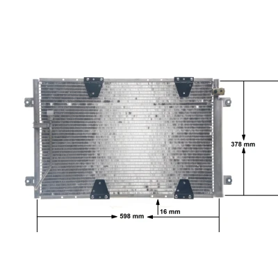 Imagem de MAHLE ORIGINAL AC 713 000S Condensador com secador 16 10,0 578 SUZUKI: Grand Vitara 1 SUV
