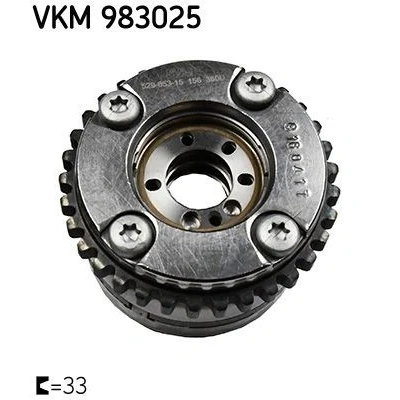 Imagem de SKF VKM 983025 Regulador do veio de excêntricos Lado admissão, à direita 33 MERCEDES BENZ: Classe C Sedan
