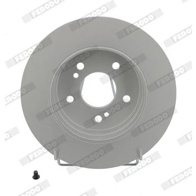 Imagem de FERODO PREMIER Coat+ disc DDF819C Disco de travão 278 9 5 cheio revestido com parafusos MERCEDES BENZ: Classe C T modell, Sedan, CLK Coupe