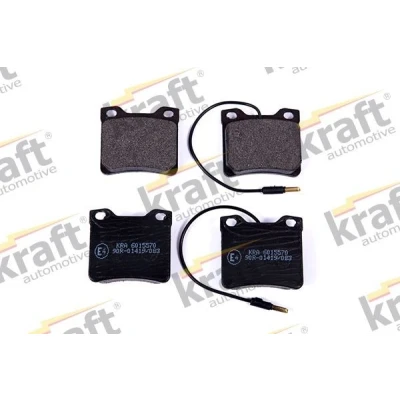 Imagem de KRAFT 6015570 Jogo de pastilhas para travão disco Eixo traseiro incl. contacto aviso desgaste PEUGEOT: 406 Coupe, Sedan, Carrinha