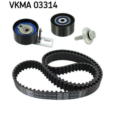 Imagem de SKF VKMA 03314 Jogo de correias dentadas 139 com perfil dentado trapezoidal PEUGEOT: 2008 Carrinha, 208 I Hatchback, 207 CITROËN: C3 II