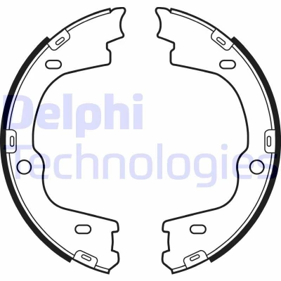 Imagem de DELPHI LS2086 Maxilas de Travão Mão