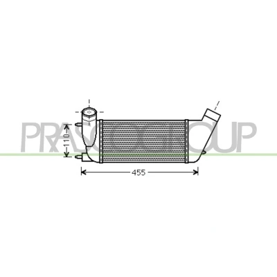 Imagem de PRASCO CI942N002 Intercooler FIAT: Scudo II, PEUGEOT: Expert II Van
