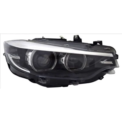 Imagem de TYC 20 16748 16 9 Farol Principal esquerda LED com luz de circulação diurna para pela direita LED, motor elétrico BMW: 4 Gran Coupe