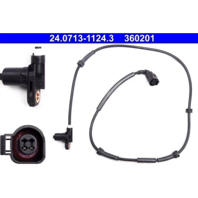 Imagem de ATE 24.0713 1124.3 Sensor de ABS 1026 VOLKSWAGEN: Sharan I, SEAT: Alhambra FORD: Galaxy Mk1 MPV