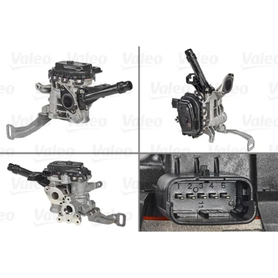 Imagem de VALEO 700455 Válvula EGR elétrico sem radiador da recirculação dos gases de escape, com juntas &#039;bypass&#039; vácuo, braçadeira