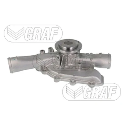 Imagem de GRAF PA1455 Bomba de água com junta mecânico Aço para accionamento da correia trapezoidal estriada MERCEDES BENZ: SL Cabrio, Classe S Sedan