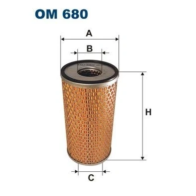 Imagem de Filtro de óleo FILTRON OM 680