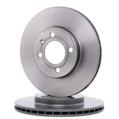 Imagem de BREMBO COATED DISC LINE 09.5166.11 Disco de travão 256 20 4 interior ventilado revestido com parafusos VOLKSWAGEN: Polo III Hatchback, GOLF 3, 2
