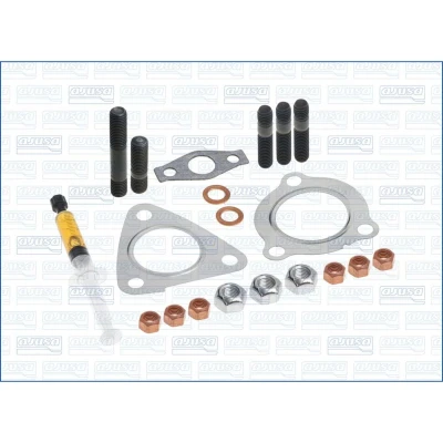 Imagem de AJUSA JTC11474 Kit de montagem, turbocompressor with studs, syringe oil com juntas instruções montagem HYUNDAI: i30 I Hatchback