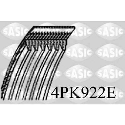 Imagem de SASIC 4PK922E Correia trapezoidal estriada 922 4 elástico FORD: Transit Mk6 Van, V363 Custom V362 PEUGEOT: Boxer Van