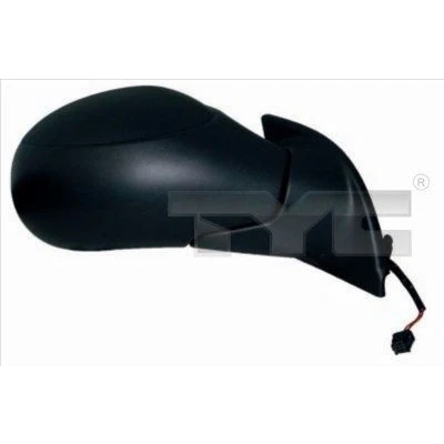 Imagem de Espelho retrovisor Tyc 305 0016 esquerda preto convexo, para regulação eléctrica dos espelhos CITROËN: C3 I Hatchback