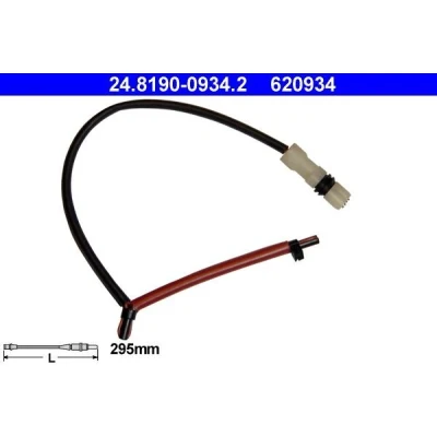 Imagem de ATE 24.8190 0934.2 Sensor de Desgaste Pastilha Freio PORSCHE: Boxster, Cayman