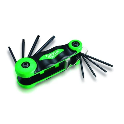 Imagem de TOPTUL AIFB0802 Kit de chaves parafusos angulares T6, T9, T10, T15, T20, T25 7