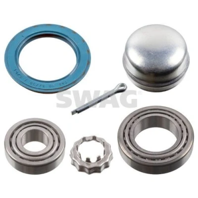 Imagem de SWAG 99 90 3674 Kit de Rolamento roda Eixo traseiro esquerdo, direito com material montagem 40 rolos cónicos